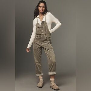 Pilcro Women's Khaki Jeans Overalls